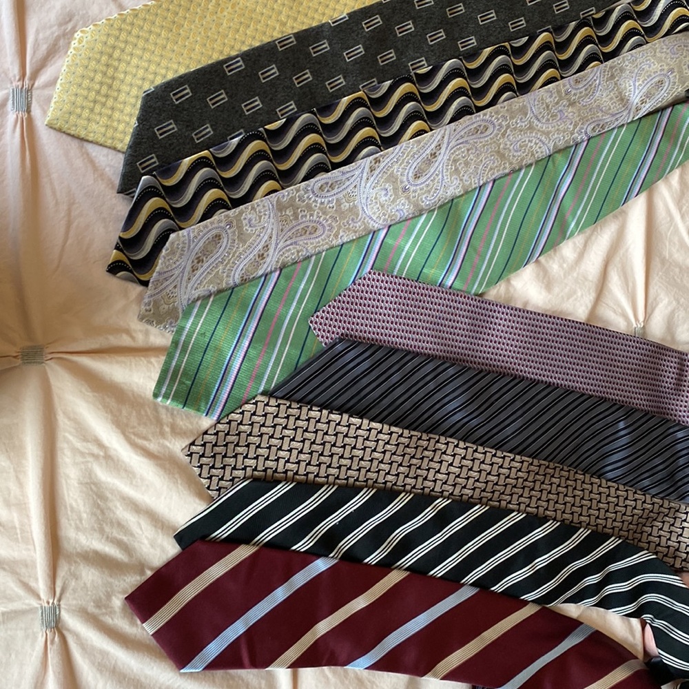 Men’s Ties Bundle. 10 ties included.